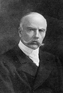 Suuri irlantilainen: Edesmennyt eversti Saunderson, kuvitus Graphicista, 27. lokakuuta 1906